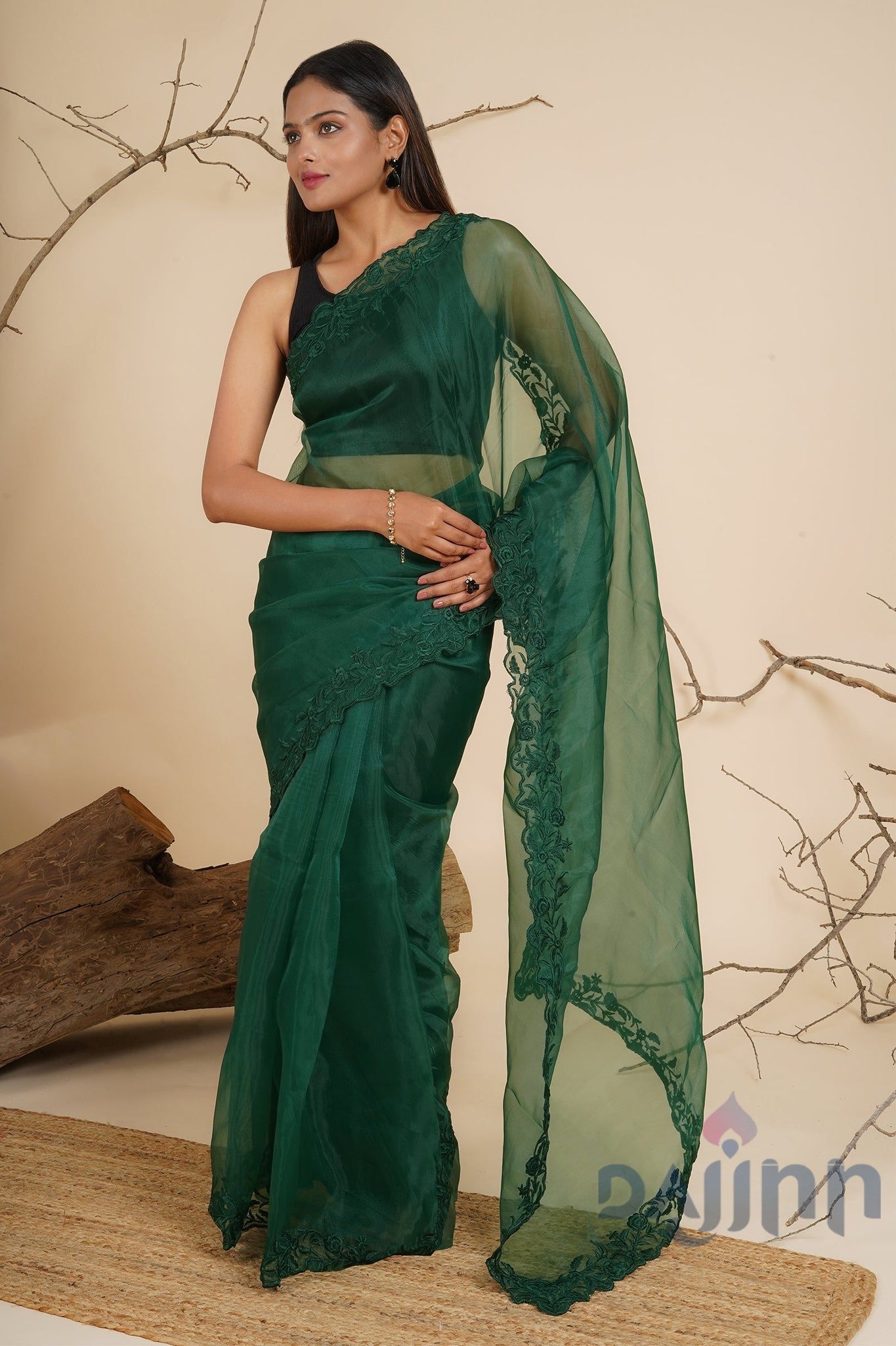 AYSR Boutique Gardenia Grace Organza Saree