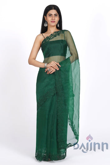 AYSR Boutique Gardenia Grace Organza Saree