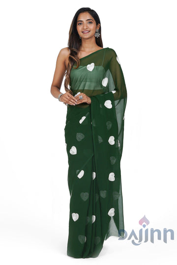 AYSR Boutique Jade Serenity Georgette Saree