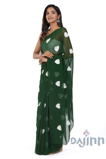 AYSR Boutique Jade Serenity Georgette Saree