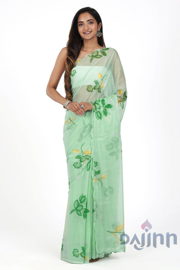 AYSR Boutique Meadow Melody Chiffon Saree