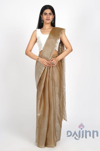 AYSR Boutique Gilded Glamour Tissue Pre-Draped Saree