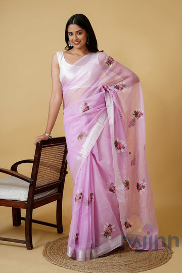 AYSR Boutique Ishika Kota Embroidered Saree