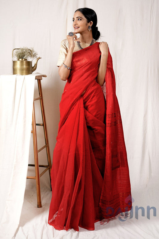 AYSR Boutique Gaillardia Saree & Jewelry Gift Set