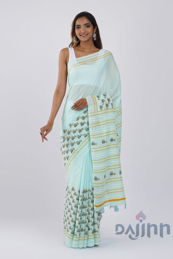 AYSR Boutique Chai Pee Lo Friends Mulmul Cotton Saree