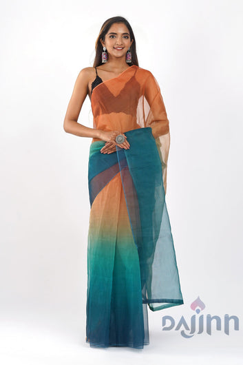 AYSR Boutique Chaayal Ombre Organza Saree