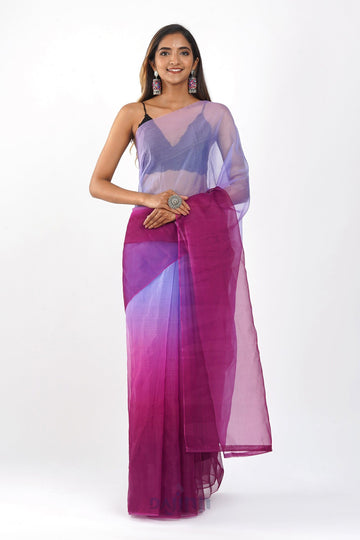 AYSR Boutique Zeeva Ombre Organza Saree