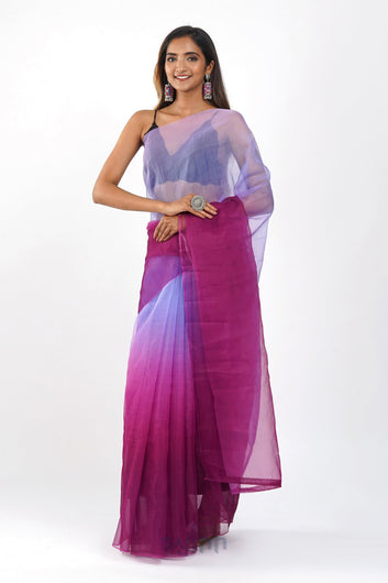 AYSR Boutique Zeeva Ombre Organza Saree