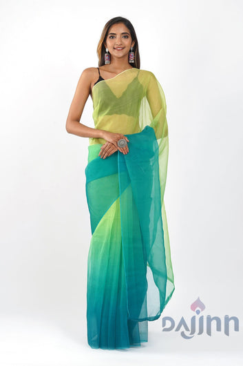 AYSR Boutique Zanshi Ombre Organza Saree