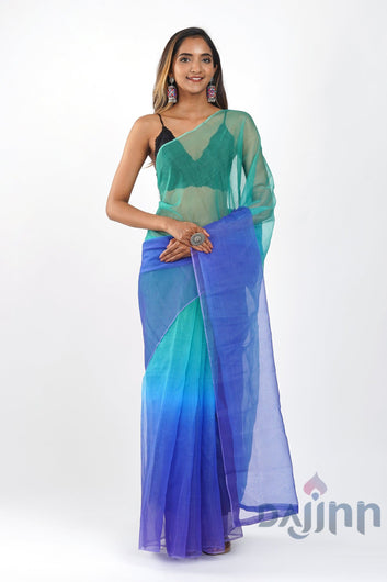 AYSR Boutique Ruvie Ombre Organza Saree