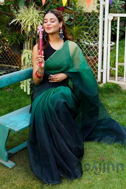 AYSR Boutique Miyra Ombre Organza Saree