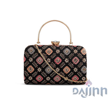 AYSR Boutique Sanvi Phulkari Threadwork Clutch