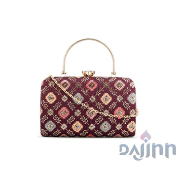 AYSR Boutique Sariyat Threadwork Clutch