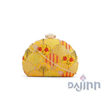 AYSR Boutique Ashi Applique Clutch