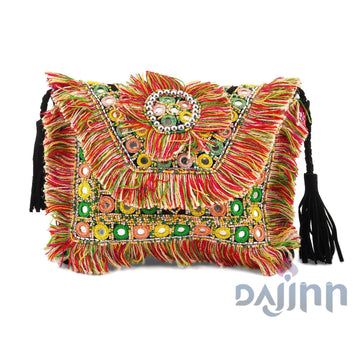 Flower Child Tassel Multicoloured Banjara Bag