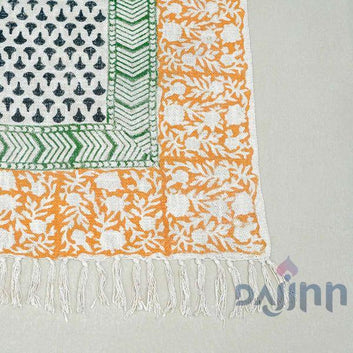 Tisva Block Print Sofa Throw