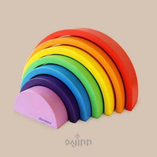 DaJinn Wooden Rainbow Arch Stacker Set (2 Years+)