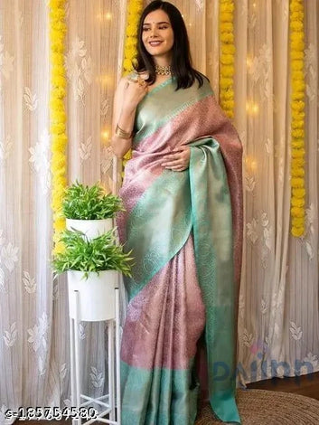 Elegant Georgette Saree with Floral Print