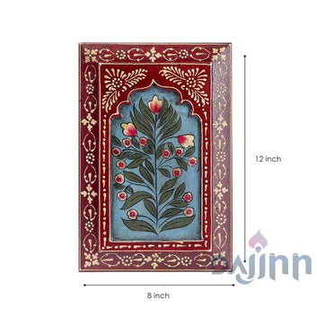 Red Handpainted Wooden Wall Frame