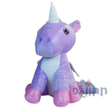 DaJinn Cuddle Toys Series – Angel Unicorn Plush – Super Soft High Quality (Size – 50m | Color – Purple)