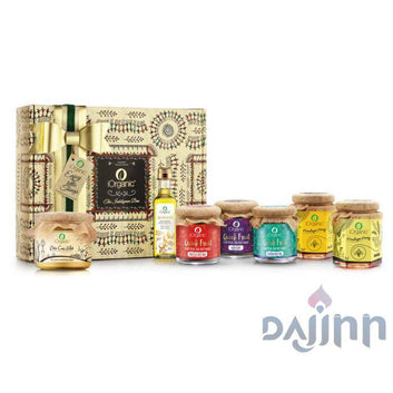 Nayaab, Luxury Gift Box | 7 Assorted Snacks, Almond Oil