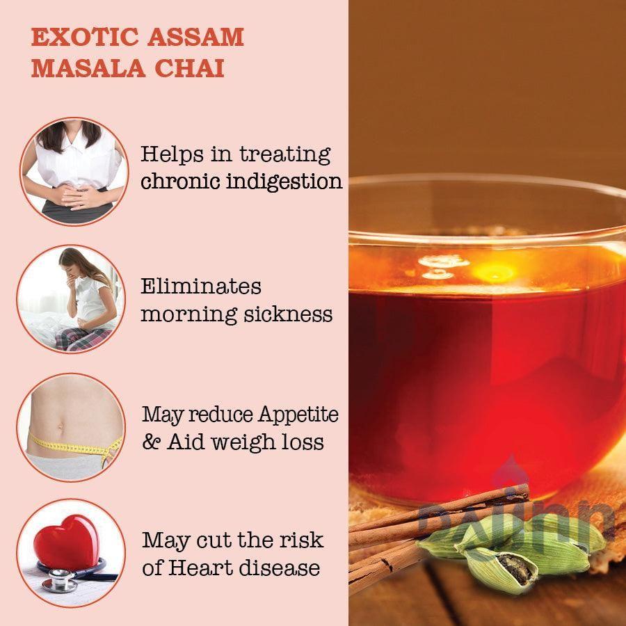 iorganic Exotic Assam Masala Chai / To Refresh and Energize, Energy Boost Tea, Improved Digestion Tea, Immune Support Tea, Warmth and Comfort Tea