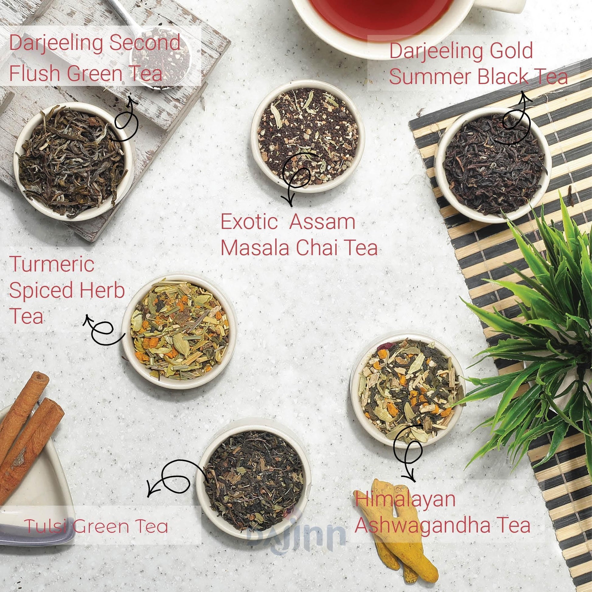 iorganic London Tea Room / Assortment of 8 Products / Organic Wellness Teas & Teaware, diwali gifting, festive gifting, wedding gifting, corporate gifting