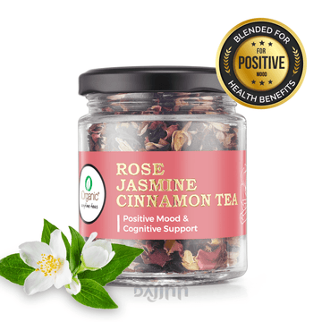 iorganic Rose Jasmine Cinnamon Tea, Stress Reduction Tea, Improved Sleep Tea, Immune Support Tea, Antioxidant Boost Tea